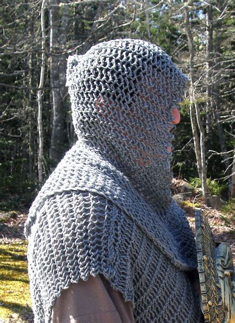 faux chainmail hood